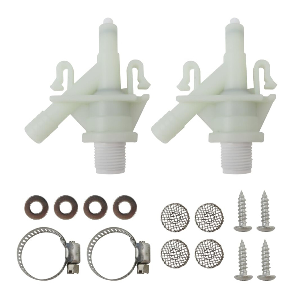 2024 Upgrade 385311641 Rv Toilet Water Valve Replacement Kit For Dometic Sealand 300 310 320 Series, Leakproof Quick Install Durable Use 9330225558279