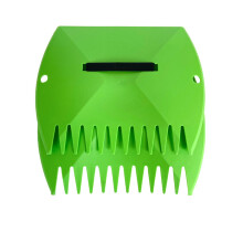 2 Pack Lightweight Polypropylene Garden Leaf Rake Set for Efficient Yard Cleanup and Lawn Care