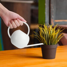 Mini plantenpotjes voor vetplanten en kruidenzaadjes, met drainagegaten en ademend ontwerp, set van 40 matwitte plastic potjes, ideaal voor