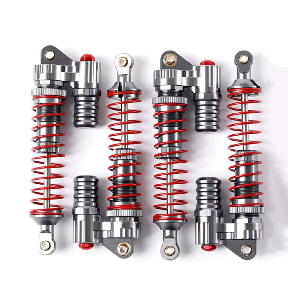 Rc Crawler Shock Absorbers 4Pcs Oil Adjustable Metal Shocks For Axial Scx10 Upgrade Durable Suspension 9330225603078