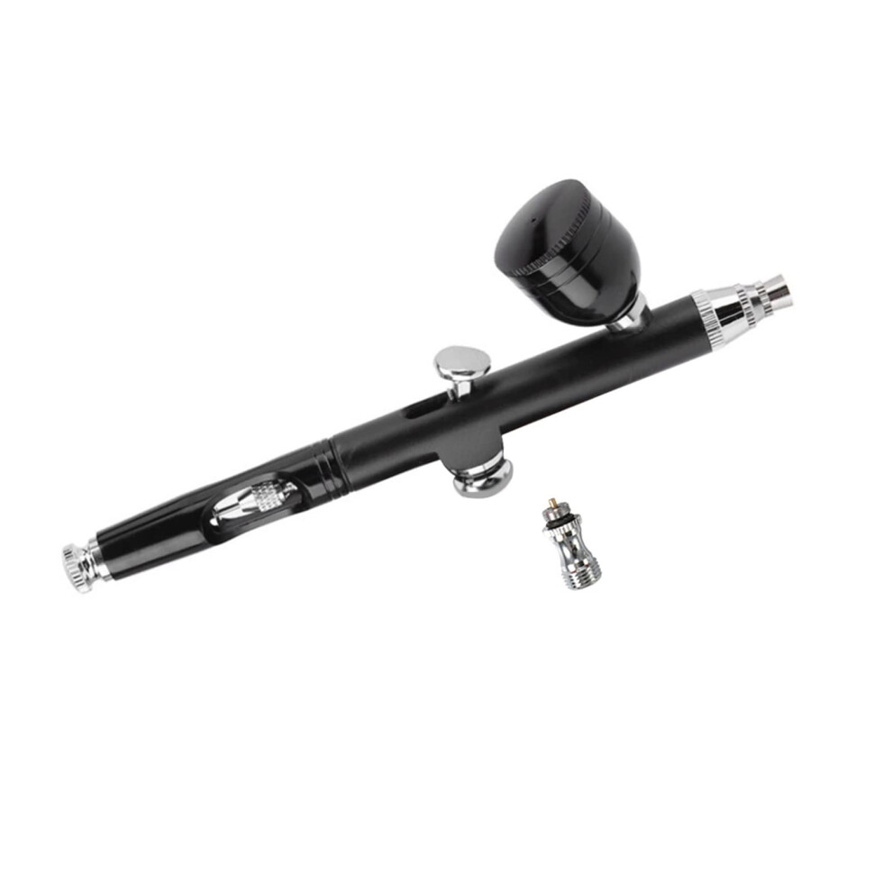 Dual Action Airbrush Kit With Precision Spray Performance For Makeup Crafts And Car Painting Gold 9330225557661