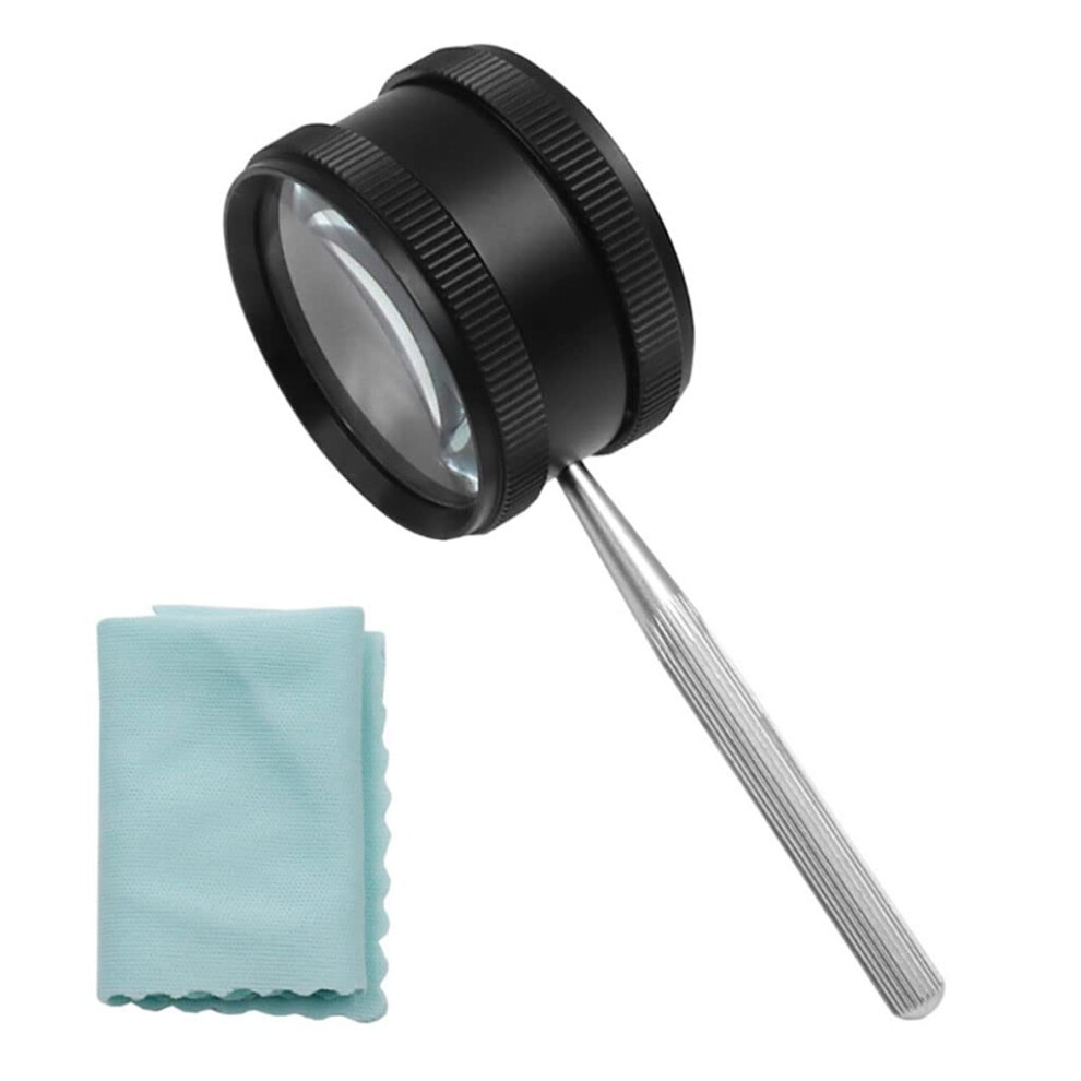 35x  Clarity Magnifying Glass for Reading and Macular Degeneration Seniors Handheld Compact Design