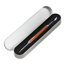DualEnded Latte Art Pen with Ergonomic Wooden Handle, Stainless Steel Coffee Decorating Tool for Cappuccino and Lattes