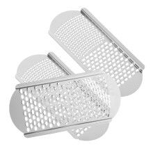 3pcs Stainless Steel Foot File and Callus Remover for Dead Skin and Cracked Heels Pedicure Care