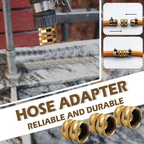 Adaptéry záhradnej hadice 3x3/4" samec-samec 1