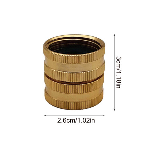 Adaptéry záhradnej hadice 3x3/4" samec-samec 2