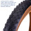 Pneu dobrável de borracha para Fat Bike, 20x4.0 polegadas. 4
