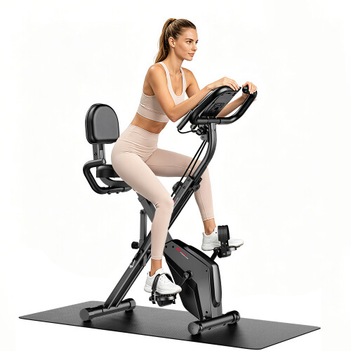 Cyclette Magnetica con Display LCD e Porta Tablet