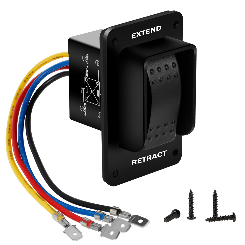 Rv Power Stabilizer Switch With Wiring Harness Ip66 Waterproof Extend Retract Jack Control For Camper Trailer 9073542220169