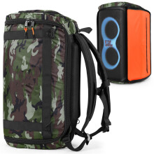 (Tarnfarbe) Schutztasche Aufbewahrungstasche Tragetasche kompatibel mit JBL PARTYBOX 120 Bluetooth Lautsprecher