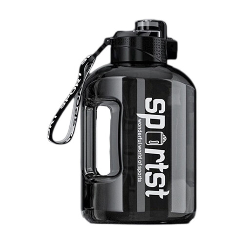 Water Bottle Plastic 2L 67oz Leakproof with Handle 1
