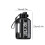 Water Bottle Plastic 2L 67oz Leakproof with Handle 3
