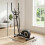 SPORTNOW Quiet Magnetic Elliptical Cross Trainer with Bluetooth 2