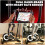 SPORTNOW Quiet Magnetic Elliptical Cross Trainer with Bluetooth 6