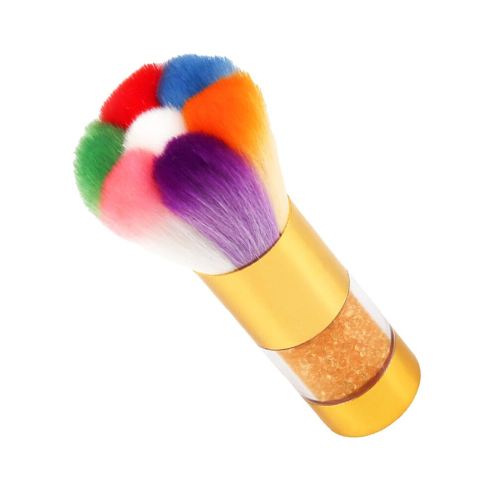 Nail Dust Brush with Soft Nylon Bristles and Ergonomic Handle for Manicure and Pedicure Cleaning