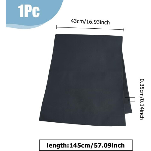 Tecido de reposição para cadeira de praia, preto, 57x17 polegadas 2