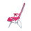 Silla de exterior plegable de madera con cojines 2