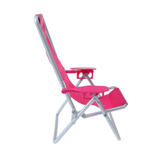 Silla de exterior plegable de madera con cojines 2
