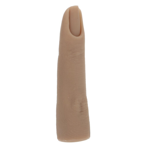 Silicone Nail Practice Finger Model with Realistic Texture, Reusable for Manicure Training