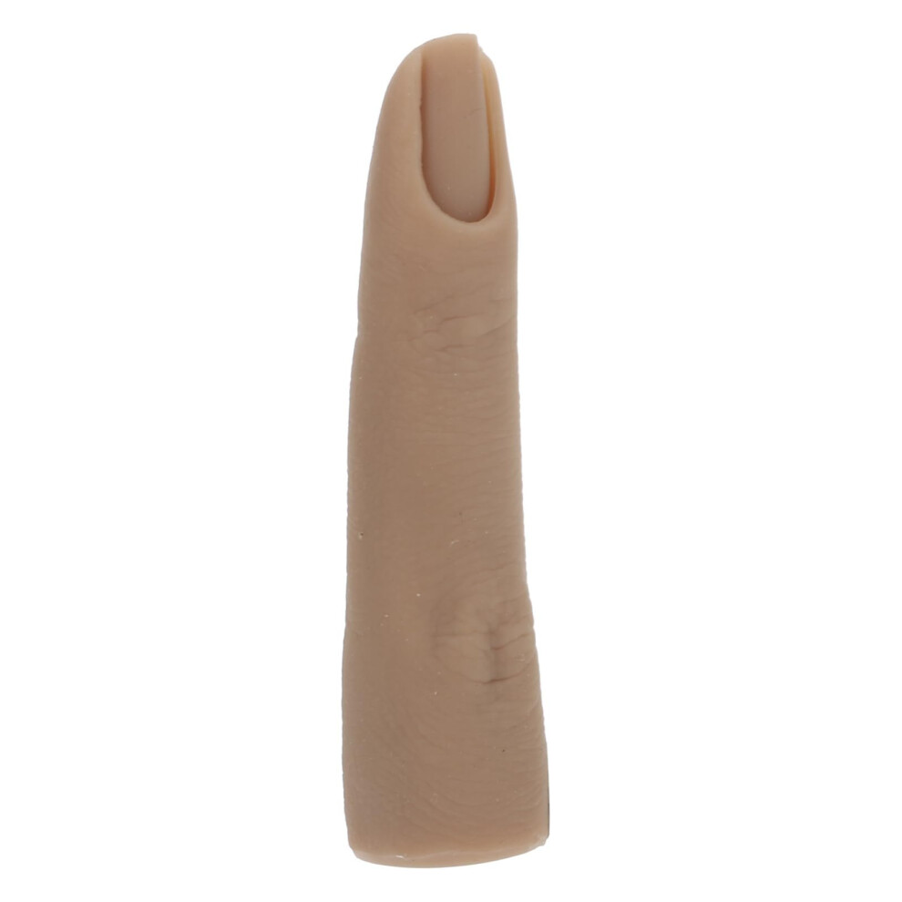 Silicone Nail Practice Finger Model with Realistic Texture, Reusable for Manicure Training