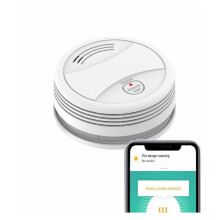 Brandvertragende rookmelder, brandalarm met fotocel en batterijduur van 10 jaar, betrouwbare bescherming voor uw huis.