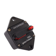 200A 12V 48V Car Audio Circuit Breaker with Manual Reset, IP67 Waterproof Fuse Holder for Amplifier