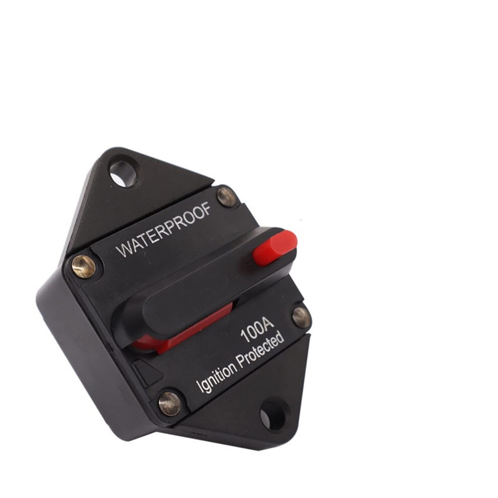 200A 12V 48V Car Audio Circuit Breaker With Manual Reset, Ip67 Waterproof Fuse Holder For Amplifier 9330225578659