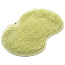Foot Scrub Mat for Shower and Bathroom, Exfoliating Foot Massager with Anti‑Slip Suction Base