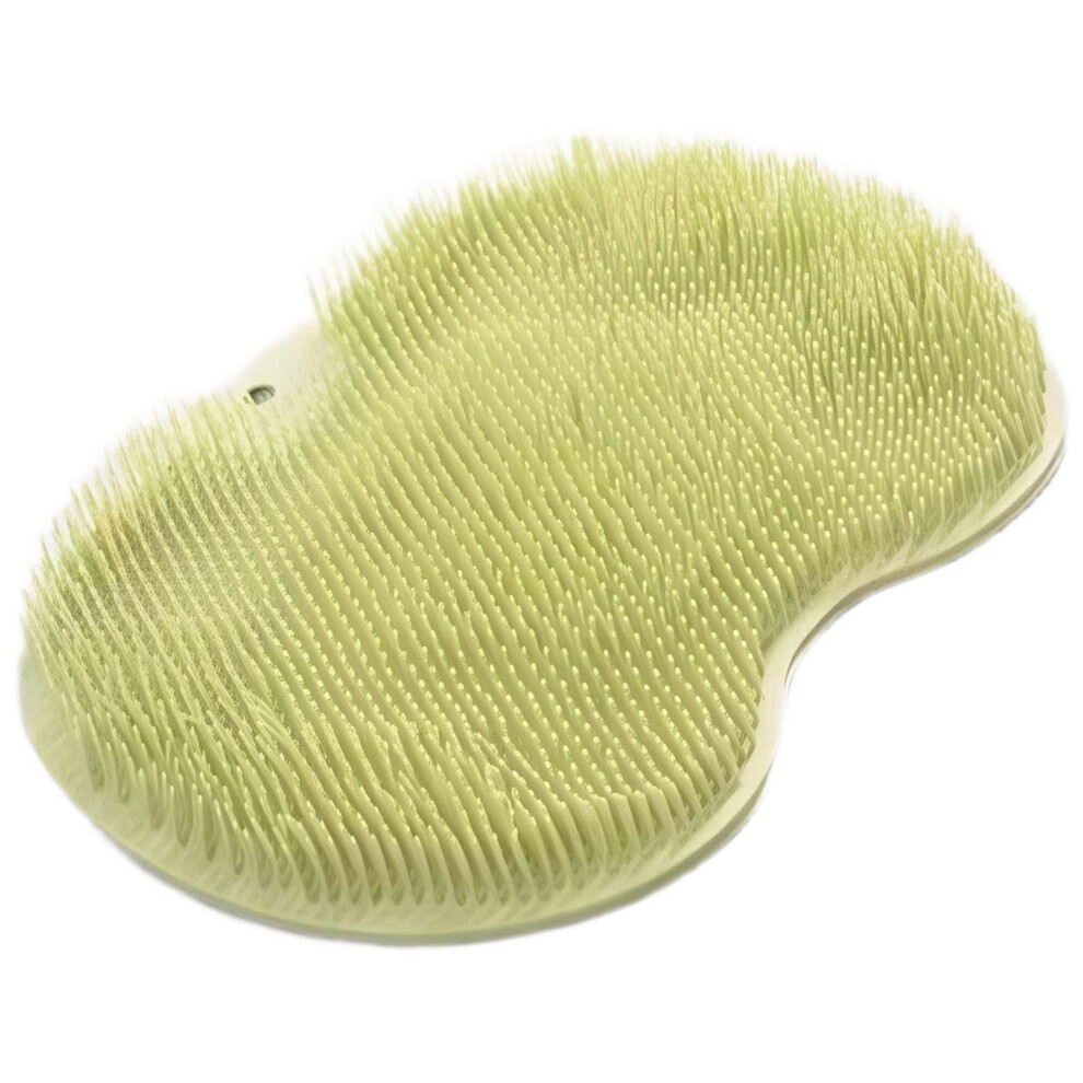 Green Foot Scrub Mat For Shower And Bathroom, Exfoliating Foot Massager With AntiâSlip Suction Base