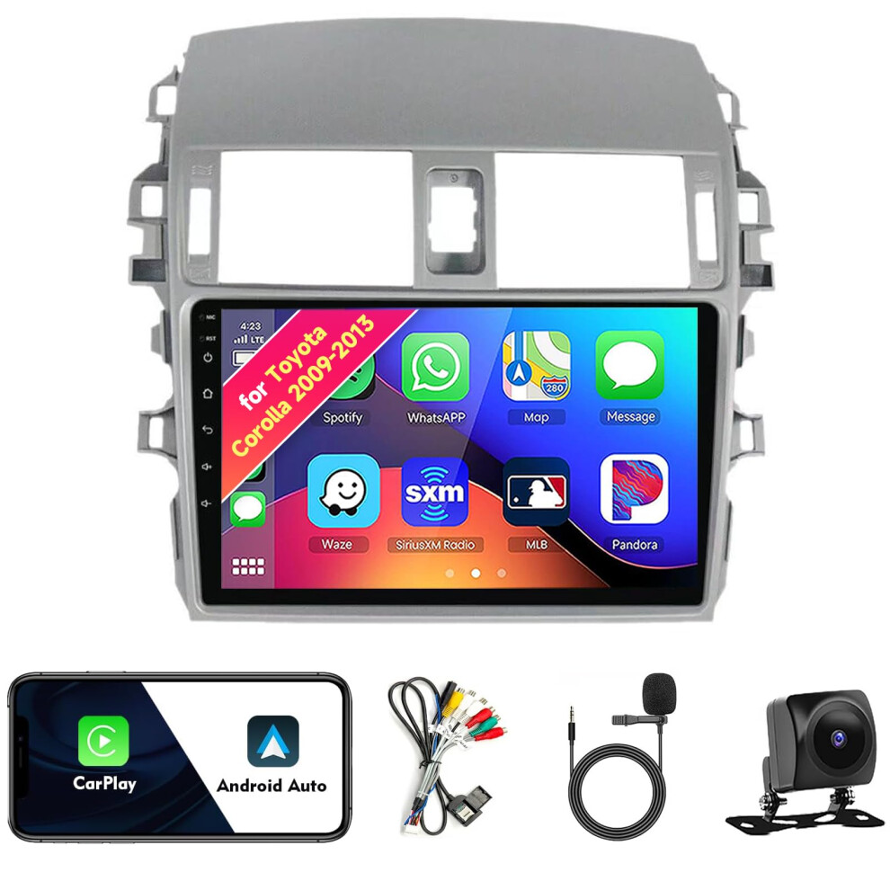 Android Car Stereo For Toyota Corolla 20092013, 9' Ips Touchscreen Carplay Android Auto, Gps Navigation 9073542222880