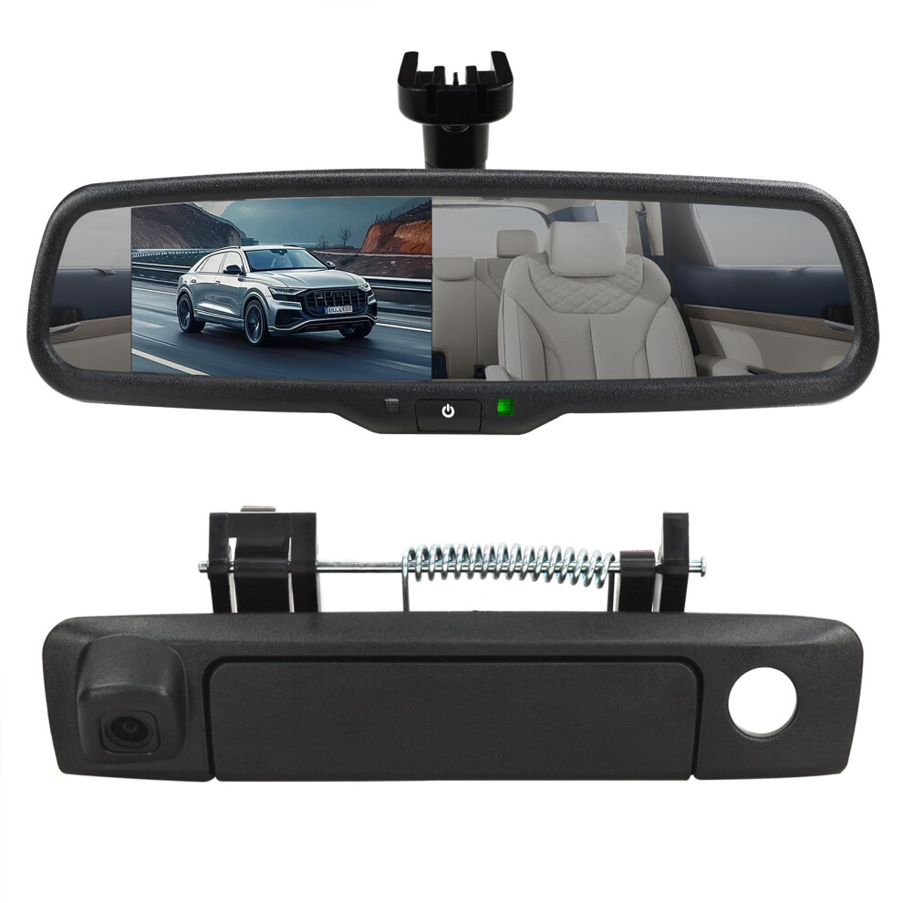 Backup Camera Tailgate Handle Kit Waterproof Wide Angle Rear View For Ford Ranger And 2012Â2020 Mazda Bt50 9330225561187