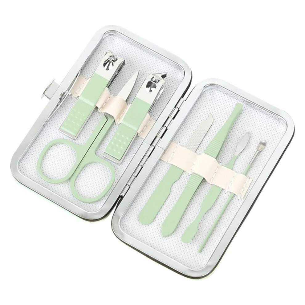 Manicure Set Professional Nail Clippers Kit with Ergonomic Grip Precision Sharp Blades for Travel