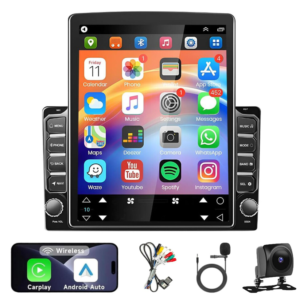 Android 13 Car Radio For Ford F250 Super Duty 20052016, 9.7In Touchscreen Stereo, Carplay, Gps, 8Gb Ram 128Gb Storage 9073542223245