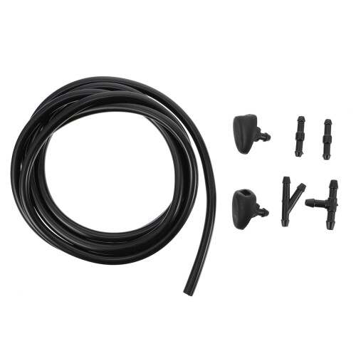 2 Sets Windshield Washer Nozzle Kit for C5, Leak Connection, Easy Replacement, Clear Visibility