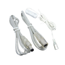 12V DC Power Extension Cable 5.5mm x 2.1mm Male to Female Connector 2m for Extended Reach