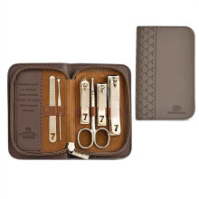 Manicure Set Nail Clippers Pedicure Kit, 5/6/8 Pcs Carbon Steel Grooming Tools with Sharp Cutting Edge and Ergonomic Grip