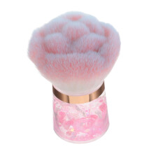 Soft Flower Shaped Nail Dust Brush for Acrylic Nails, Reusable Manicure Tool for Efficient Dust Removal
