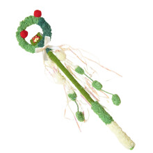 Fun Christmas Cats Teaser Toy for Indoor Play Exercise-Green