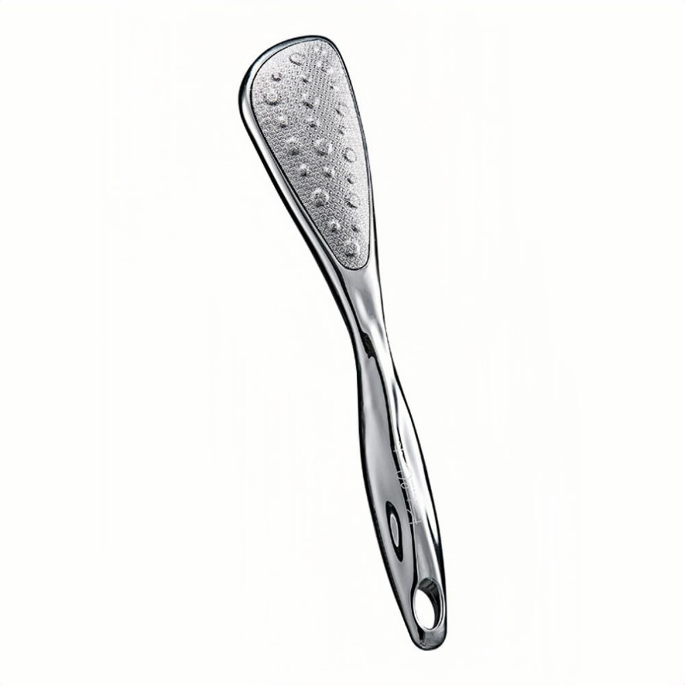 Stainless Steel Foot File Callus Remover â DualSided Pedicure Tool for Hard Skin, Ergonomic Grip, RustProof