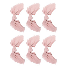 Elegant Square Cotton Cloth Napkins Table Towels for-pink tass