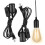 2 Pcs Light Socket Cord with Switch, Pendant Lamp Socket with US Plug for DIY Hanging Lights 1