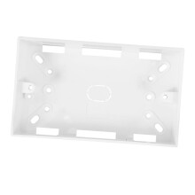 Wall Socket Box and Floor Outlet Box with Easy Installation, Visible Layout, Minimalist White Finish