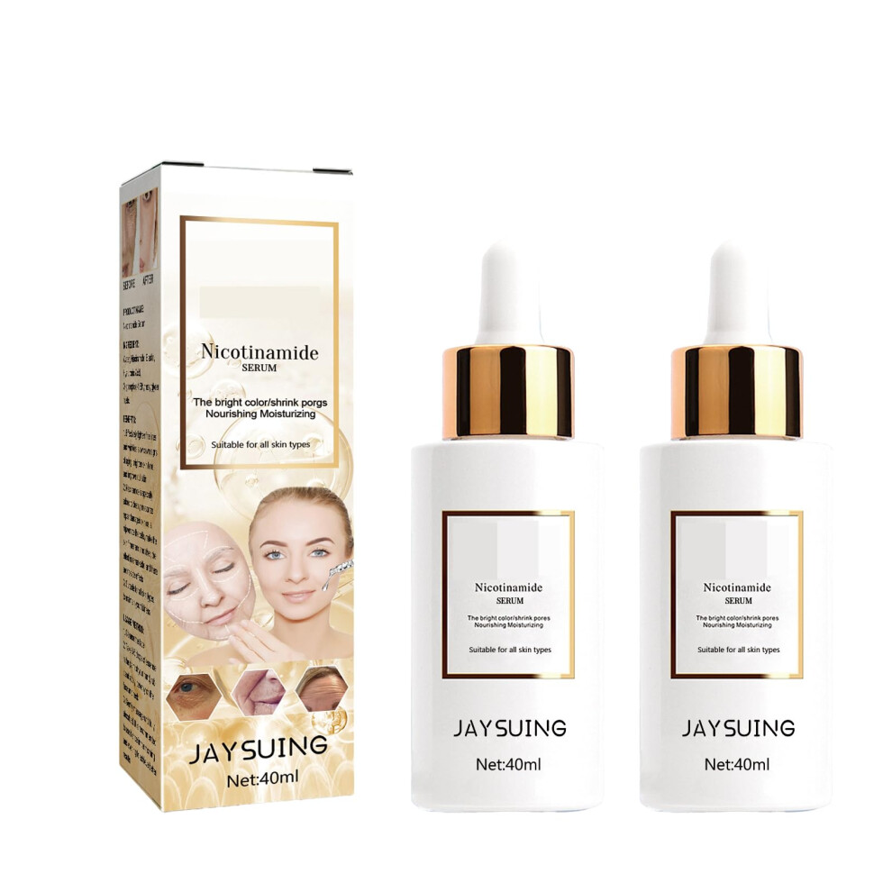 Peptide Face Serum 2pcs Multi Peptide Firming Facial Serum with Instant Firming Effect Hydrating 40ml