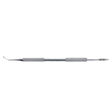 Double Ended Stainless Steel Cuticle Pusher and Nail Cleaner Tool for Professional Manicure Care