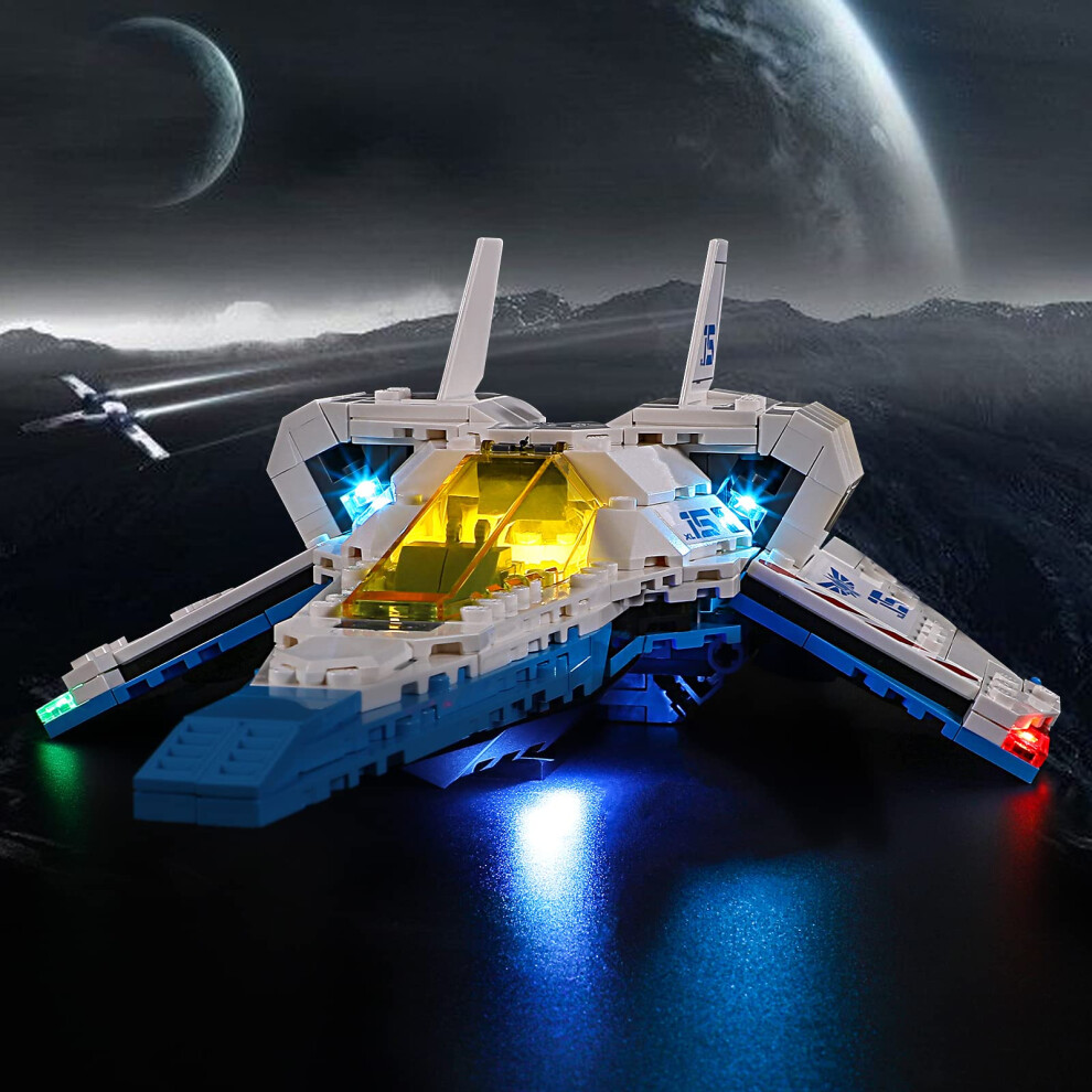 Kit For Year Xl15 Spaceship 76832, Customfit Led Ing Set With Bright Display Light 9330225606765