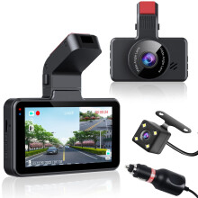 1440P Dual Dash Cam Front and Rear with HDR Night Vision, 170 Wide Angle, Loop Recording, Parking Mode