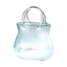 Glass Purse Vases for Flower Clear Bag-Money bag waistband