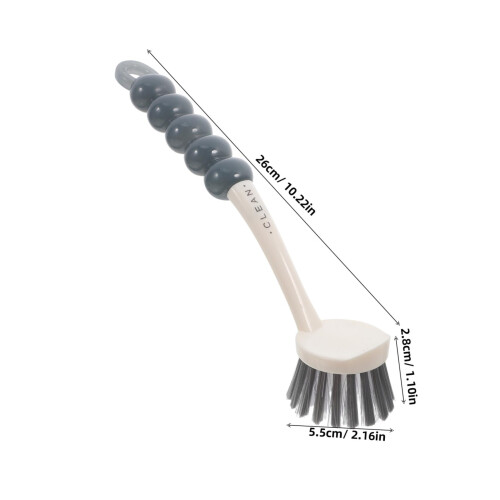 2pc Long Handle Dish Brush Set, Non Scratch Kitchen Scrub Brush for Deep Cleaning Pots and Dishes 1