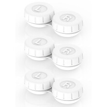 Pack of 3 Contact Lens Case and Cleaner Kit, Compact Design for Easy Storage and Quick Replacement
