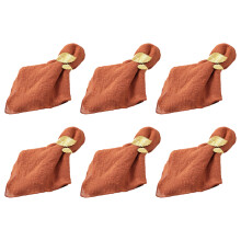 Elegant Square Cotton Napkins With Fringe For-Oran overlay